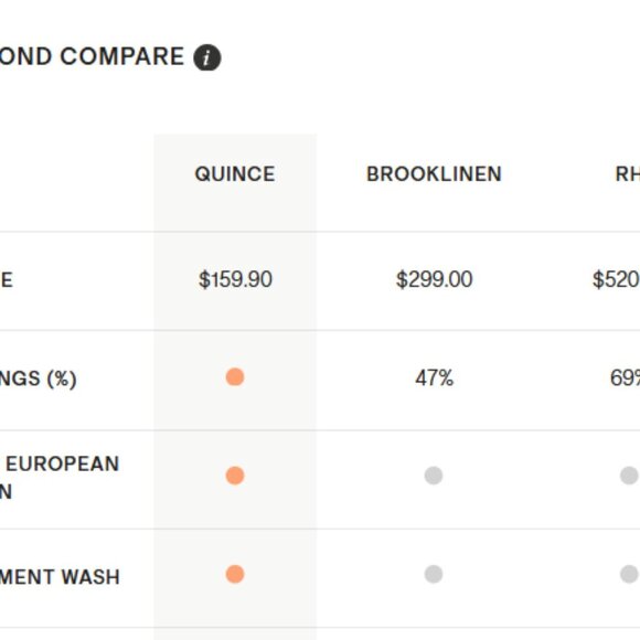 NWOT QUINCE 100% European Flax Linen Duvet Cover Only Full/Queen Aloe 5⭐Reviews - Picture 6 of 9